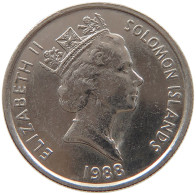 SOLOMON ISLANDS 5 CENTS 1988 ELIZABETH II. (1952-) #MA 065852 - Salomonen