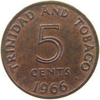 TRINIDAD TOBAGO 5 CENTS 1966  #MA 063127 - Trinidad En Tobago