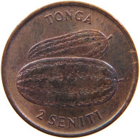 TONGA 2 SENITI 1975  #MA 103507 - Tonga
