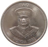 TONGA 10 SENITI 1981  #MA 065809 - Tonga