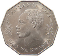 TANZANIA 5 SHILLINGI 1972  #MA 099587 - Tanzanía