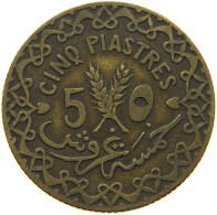 SYRIA 5 PIASTRES 1935  #MA 019079 - Syrie