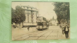 Nogent Sur Marne , Place Félix Faure , Tramway 2 étages - Nogent Sur Marne