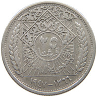 SYRIA 25 PIASTRES 1947  #MA 026000 - Syrie