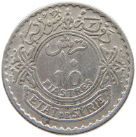 SYRIA 10 PIASTRES 1929  #MA 026024 - Syrië