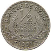 SYRIA 1/2 PIASTRE 1921  #MA 010536 - Siria