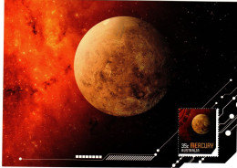 Australia 2015  Our Solar System, Mercury ,maximum Card - Cartas Máxima