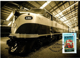 Australia 2017  Trans Australian Railway  To The West,maximum Card - Maximumkarten (MC)