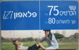 ISRAEL PELEPHONE TELEPHONE PHONE TELEFONWERTKARTE PHONECARD CARTELA CARD CARTE KARTE COLLECTOR BEZEQ TELECOM 20 UNITS - Israele