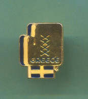Boxing Box Boxen Pugilato - Greece Federation Association, Vintage Pin  Badge  Abzeichen - Boxen