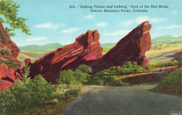 ETATS-UNIS - Denver Mountains Parks - Sinking Titanic And Iceberg - Colorisé - Carte Postale - Andere & Zonder Classificatie