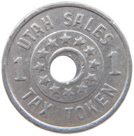 USA TOKEN  UTAH SALES TAX TOKEN EMERGENCY RELIEF FUND #MA 067515 - Sonstige & Ohne Zuordnung