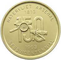 USA MEDAL 1963 WATERVLIET ARSENAL SESQUICENTENNIAL 1813-1963 TOKEN U.S. ARMY NEW YORK FACTORY #MA 024047 - Autres & Non Classés