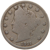 USA NICKEL 1911  #MA 067654 - 1883-1913: Liberty (Libertà)