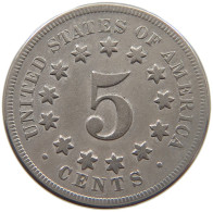 USA 5 CENTS / NICKEL 1867  #MA 022023 - 1866-83: Escudo