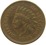 USA CENT 1868 INDIAN HEAD #MA 065146 - 1859-1909: Indian Head