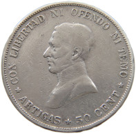 URUGUAY 50 CENTESIMOS 1917  #MA 025308 - Uruguay