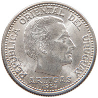 URUGUAY 20 CENTESIMOS 1954  #MA 103602 - Uruguay