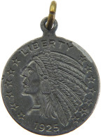 UNITED STATES OF AMERICA MEDAL 1925  #MA 104152 - Sonstige & Ohne Zuordnung
