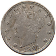 UNITED STATES OF AMERICA NICKEL 1901  #MA 099784 - 1883-1913: Liberty (Liberté)