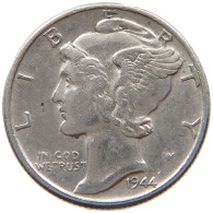 UNITED STATES OF AMERICA DIME 1944  #MA 105150 - 1946-...: Roosevelt