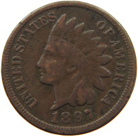 UNITED STATES OF AMERICA CENT 1897 INDIAN HEAD #MA 100794 - 1859-1909: Indian Head