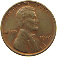 UNITED STATES OF AMERICA CENT 1949 LINCOLN WHEAT #MA 100782 - 1909-1958: Lincoln, Wheat Ears Reverse