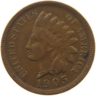 UNITED STATES OF AMERICA CENT 1905 INDIAN HEAD #MA 100791 - 1859-1909: Indian Head