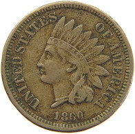 UNITED STATES OF AMERICA CENT 1860 INDIAN HEAD #MA 104322 - 1859-1909: Indian Head
