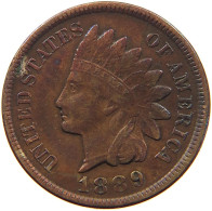 UNITED STATES OF AMERICA CENT 1889 INDIAN HEAD #MA 100796 - 1859-1909: Indian Head