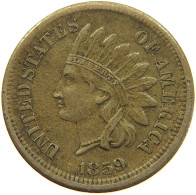 UNITED STATES OF AMERICA CENT 1859 INDIAN HEAD #MA 103877 - 1859-1909: Indian Head