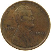 UNITED STATES CENT 1910  #MA 061865 - 1909-1958: Lincoln, Wheat Ears Reverse