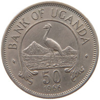 UGANDA 50 CENTS 1966  #MA 066956 - Oeganda