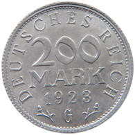 WEIMARER REPUBLIK 200 MARK 1923 G  #MA 098774 - 200 & 500 Mark
