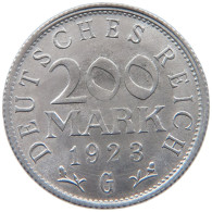 WEIMARER REPUBLIK 200 MARK 1923 G  #MA 098772 - 200 & 500 Mark