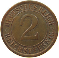 WEIMARER REPUBLIK 2 RENTENPFENNIG 1925 A  #MA 100053 - 2 Rentenpfennig & 2 Reichspfennig