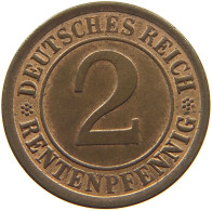 WEIMARER REPUBLIK 2 RENTENPFENNIG 1924 A  #MA 022573 - 2 Rentenpfennig & 2 Reichspfennig