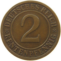 WEIMARER REPUBLIK 2 RENTENPFENNIG 1923 G DOPPELSCHLAG G #MA 100055 - 2 Renten- & 2 Reichspfennig