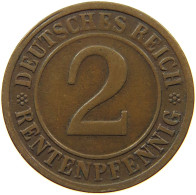 WEIMARER REPUBLIK 2 RENTENPFENNIG 1923 G DOPPELSCHLAG G #MA 100055 - 2 Rentenpfennig & 2 Reichspfennig