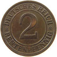 WEIMARER REPUBLIK 2 RENTENPFENNIG 1923 G  #MA 100052 - 2 Renten- & 2 Reichspfennig