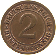 WEIMARER REPUBLIK 2 RENTENPFENNIG 1923 D  #MA 022572 - 2 Rentenpfennig & 2 Reichspfennig