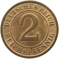 WEIMARER REPUBLIK 2 REICHSPFENNIG 1936 D  #MA 100035 - 2 Renten- & 2 Reichspfennig