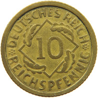 WEIMARER REPUBLIK 10 PFENNIG 1935 G  #MA 098939 - 10 Rentenpfennig & 10 Reichspfennig