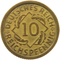 WEIMARER REPUBLIK 10 PFENNIG 1935 G  #MA 098935 - 10 Rentenpfennig & 10 Reichspfennig