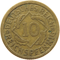 WEIMARER REPUBLIK 10 PFENNIG 1929 E  #MA 098926 - 10 Renten- & 10 Reichspfennig