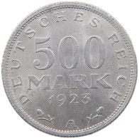 WEIMAR 500 MARK 1923 A  #MA 067487 - 200 & 500 Mark