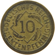 WEIMAR 10 RENTENPFENNIG 1924 A  #MA 067928 - 2 Renten- & 2 Reichspfennig