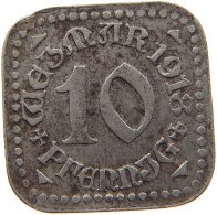 WEIMAR 10 PFENNIG 1918  #MA 067982 - 10 Rentenpfennig & 10 Reichspfennig