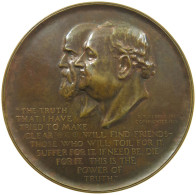 UNITED STATES OF AMERICA MEDAILLE 1910 COMMEMORATION OF PUBLIC SERVICE OF TOM JOHNSON BY HENRY GEORGE, FECIT #MA 004841 - Autres & Non Classés