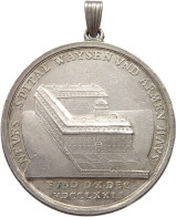 WORMS MEDAILLE 1772 AUF DIE GRUNDSTEINLEGUNG DES NEUEN KRANKEN- UND WAISENHAUSES. #MA 012823 - Autres & Non Classés